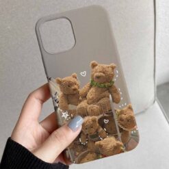 Sepetteki Teddyler Tasarımlı Silikon Telefon Kılıfı