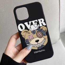 Over Teddy Tasarımlı Silikon Telefon Kılıfı