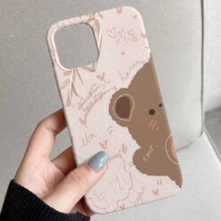 Naur Teddy Tasarımlı Silikon Telefon Kılıfı