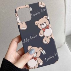 Teddy Bear Tasarımlı Silikon Telefon Kılıfı
