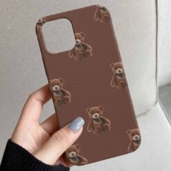 Teddy Bearlar Tasarımlı Silikon Telefon Kılıfı