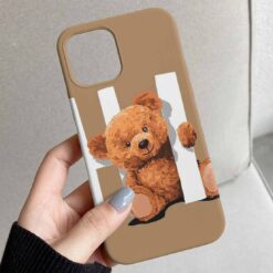 Hi Teddy Tasarımlı Silikon Telefon Kılıfı
