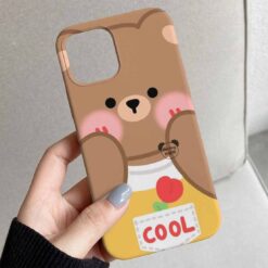 Cool Teddy Tasarımlı Silikon Telefon Kılıfı