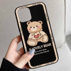 Lucky Bear Tasarımlı Silikon Telefon Kılıfı