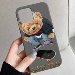 State Teddy Tasarımlı Silikon Telefon Kılıfı