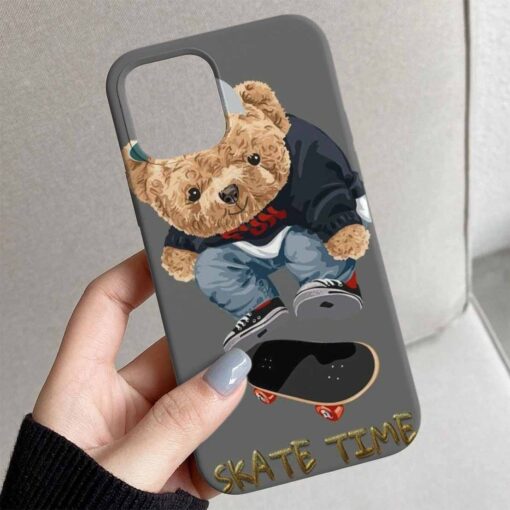 State Teddy Tasarımlı Silikon Telefon Kılıfı