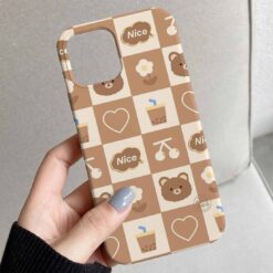 Nice Teddy Kolaj Tasarımlı Silikon Telefon Kılıfı