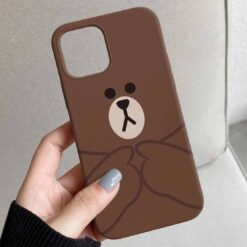 Cute Teddy Tasarımlı Silikon Telefon Kılıfı