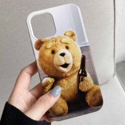 Teddy Bear Tasarımlı Silikon Telefon Kılıfı