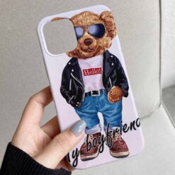 Boyfriend Teddy Tasarımlı Silikon Telefon Kılıfı