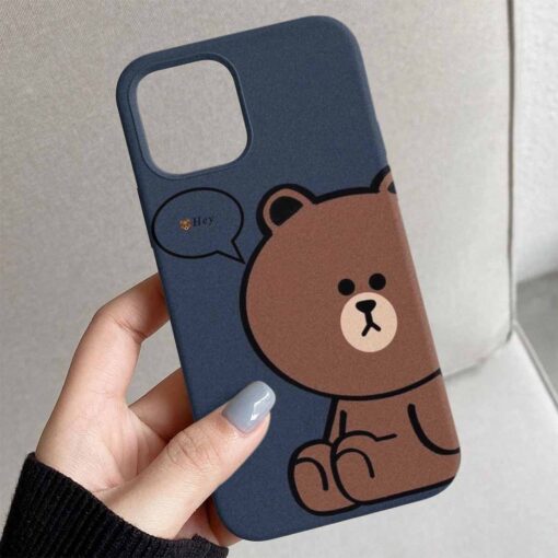 Hey Teddy Tasarımlı Silikon Telefon Kılıfı