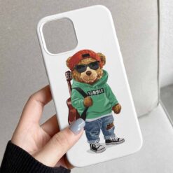 Summer Teddy Tasarımlı Silikon Telefon Kılıfı