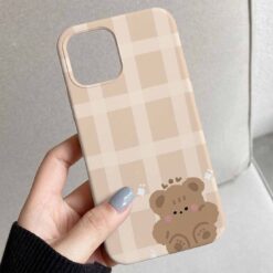 Teddy Desenli Tasarımlı Silikon Telefon Kılıfı