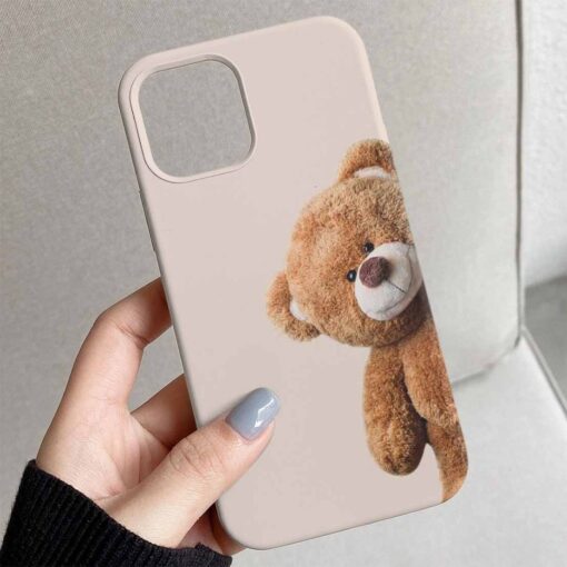 Merhaba Teddy Tasarımlı Silikon Telefon Kılıfı