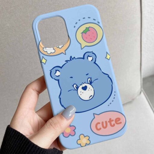 Cute Blue Tasarımlı Silikon Telefon Kılıfı