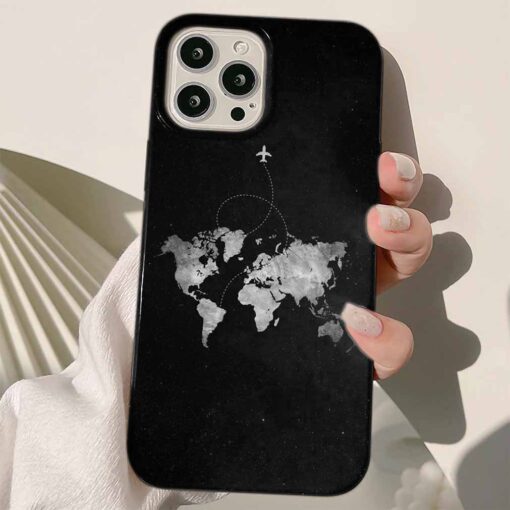 Okyanus Seyahat Tasarımlı Silikon Telefon Kılıfı