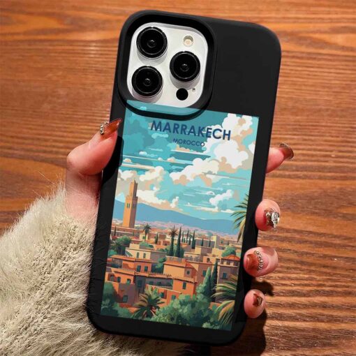 Marrakech Travel Tasarımlı Silikon Telefon Kılıfı