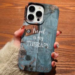 Travel İs My Therapy Tasarımlı Silikon Telefon Kılıfı