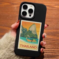 Tayland Poster Tasarımlı Silikon Telefon Kılıfı
