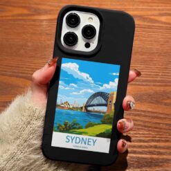 Sydney Poster Tasarımlı Silikon Telefon Kılıfı