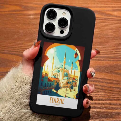 Edirne Poster Tasarımlı Silikon Telefon Kılıfı