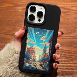 Dallas Poster Tasarımlı Silikon Telefon Kılıfı