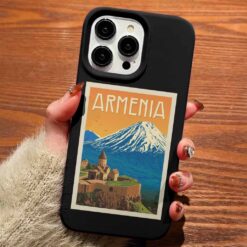 Armenia Poster Tasarımlı Silikon Telefon Kılıfı