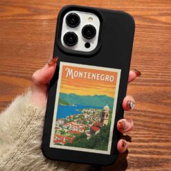 Montenegro Poster Tasarımlı Silikon Telefon Kılıfı