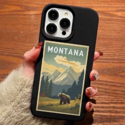 Montana Poster Tasarımlı Silikon Telefon Kılıfı