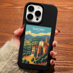 Tuscany Poster Tasarımlı Silikon Telefon Kılıfı