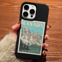 Canada Poster Tasarımlı Silikon Telefon Kılıfı