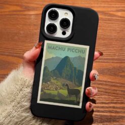 Machu Poster Tasarımlı Silikon Telefon Kılıfı