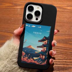 Tokyo Travel Tasarımlı Silikon Telefon Kılıfı