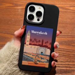 Marrakech Travel Tasarımlı Silikon Telefon Kılıfı