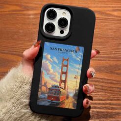 San Francisco Travel Tasarımlı Silikon Telefon Kılıfı