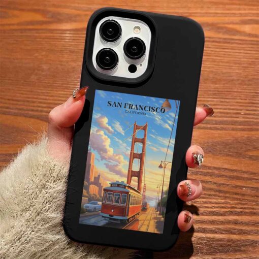 San Francisco Travel Tasarımlı Silikon Telefon Kılıfı