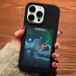 Norway Poster Tasarımlı Silikon Telefon Kılıfı