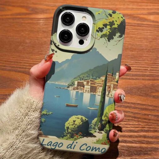 Lago Di Cimo Tasarımlı Silikon Telefon Kılıfı