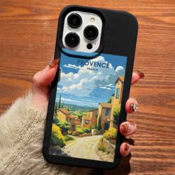 Provence Poster Tasarımlı Silikon Telefon Kılıfı