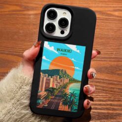 Waikiki Poster Tasarımlı Silikon Telefon Kılıfı