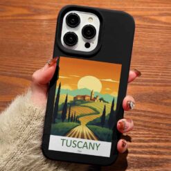 Tuscany Poster Tasarımlı Silikon Telefon Kılıfı