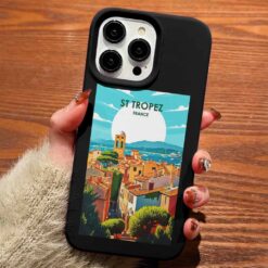 Tropez Poster Tasarımlı Silikon Telefon Kılıfı