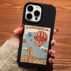 Kapadokya Poster Tasarımlı Silikon Telefon Kılıfı