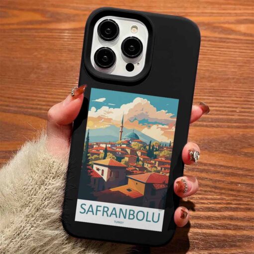 Safranbolu Poster Tasarımlı Silikon Telefon Kılıfı