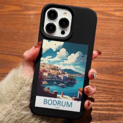 Bodrum Poster Tasarımlı Silikon Telefon Kılıfı