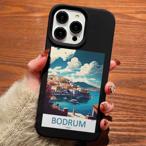 Bodrum Poster Tasarımlı Silikon Telefon Kılıfı