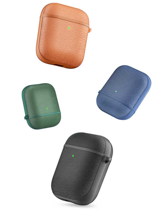 Apple Airpods Kılıf Wiwu Calfskin Kılıf - Görsel 11