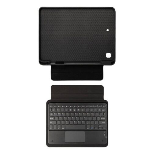 Apple iPad 10.2 2021 (9.Nesil) Zore Border Keyboard Bluetooh Bağlantılı Standlı Klavyeli Tablet Kılıfı - Görsel 5