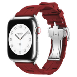 Apple Watch 7 41mm Spor Görünümlü Silikon Kordon