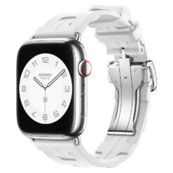 Apple Watch 42mm Spor Görünümlü Silikon Kordon